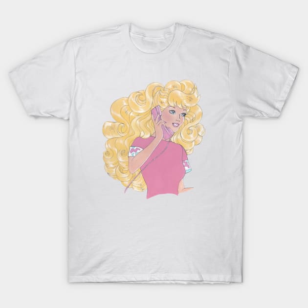 Phone Barbie T-Shirt by jamesmbrooker